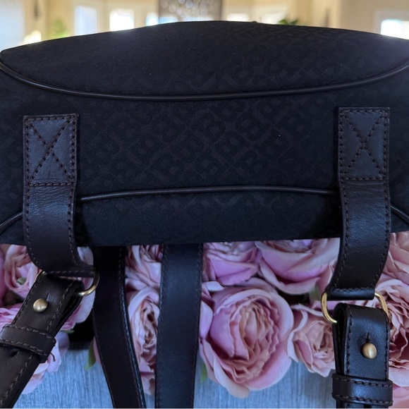 Bally vintage monogram Giaguargo canvas and leather backpack - Picture 14 of 17